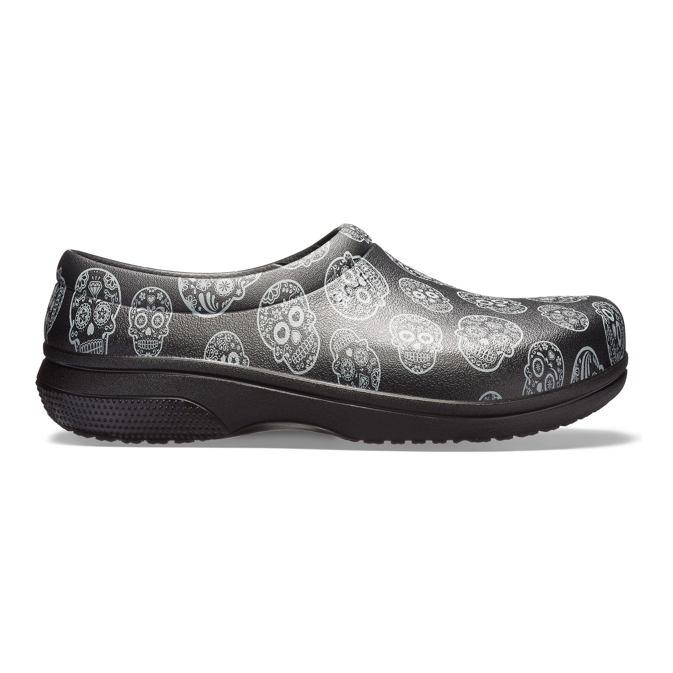 Saboti crocs on the clock graphic work slip-on