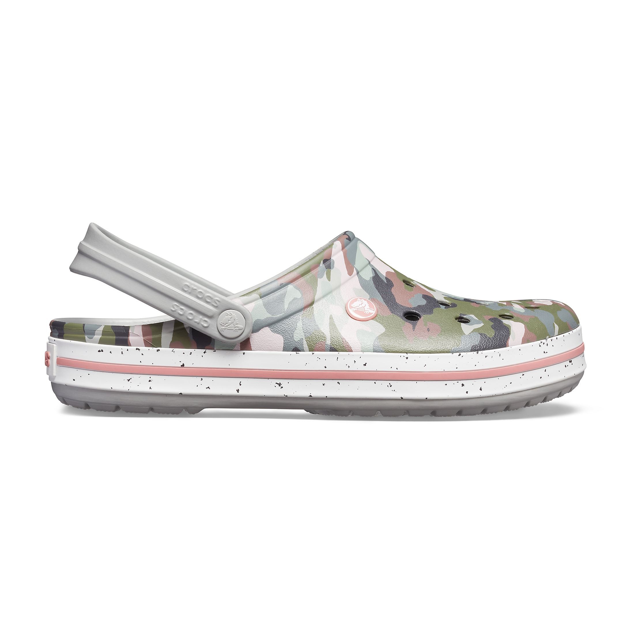 Saboti Crocs Crocband Graphic III Clog Gri – Camo/Light Grey Camo/Light