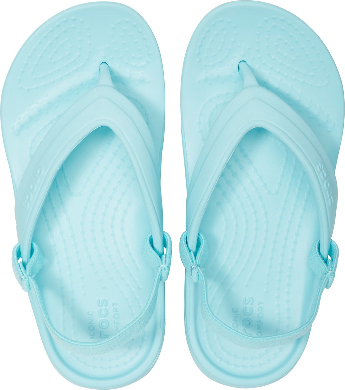 Slapi Crocs Classic Flip Kids Albastru deschis - Ice Blue - 1 | YEO