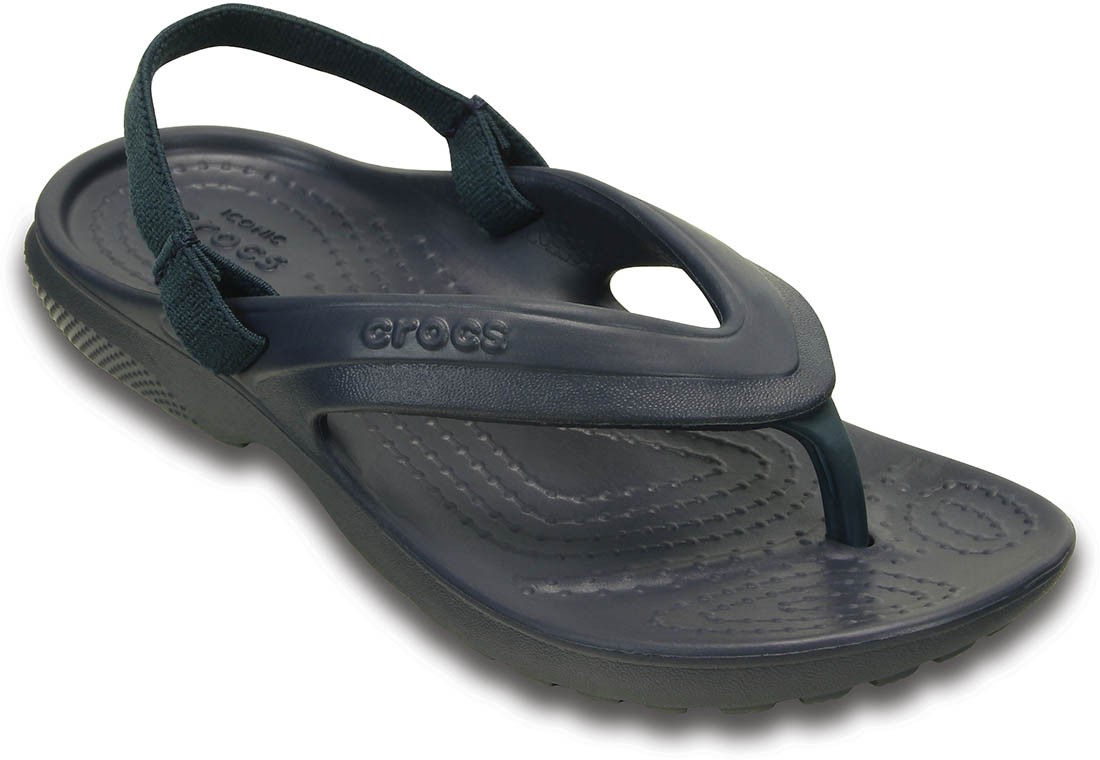 Slapi Crocs Classic Flip Kids Albastru - Navy - 1 | YEO
