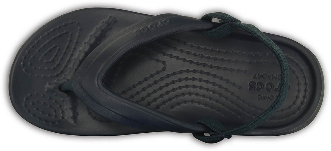 Slapi Crocs Classic Flip Kids Albastru - Navy - 2 | YEO
