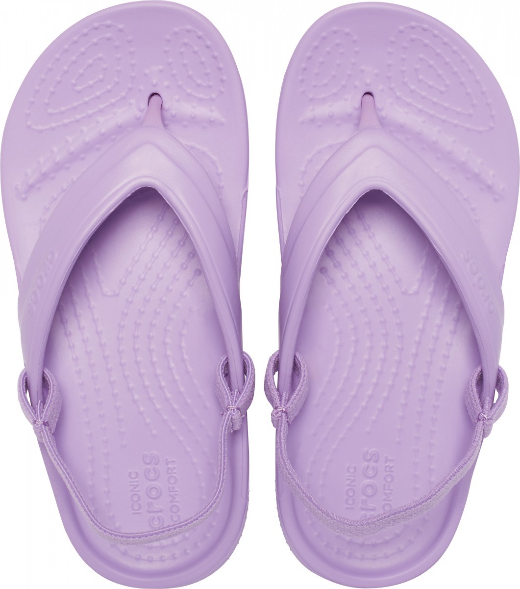 Slapi Crocs Classic Flip Kids Mov - Orchid - 1 | YEO