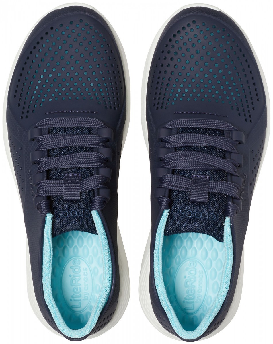 Pantofi Crocs Women\'s Literide Pacer Albastru - Navy/Ice Blue - 2 | YEO
