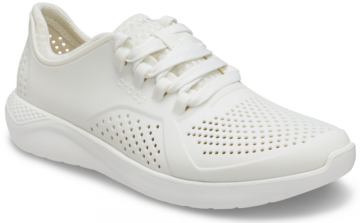 Pantofi Crocs Women\'s Literide Pacer Alb - Almost White - 1 | YEO
