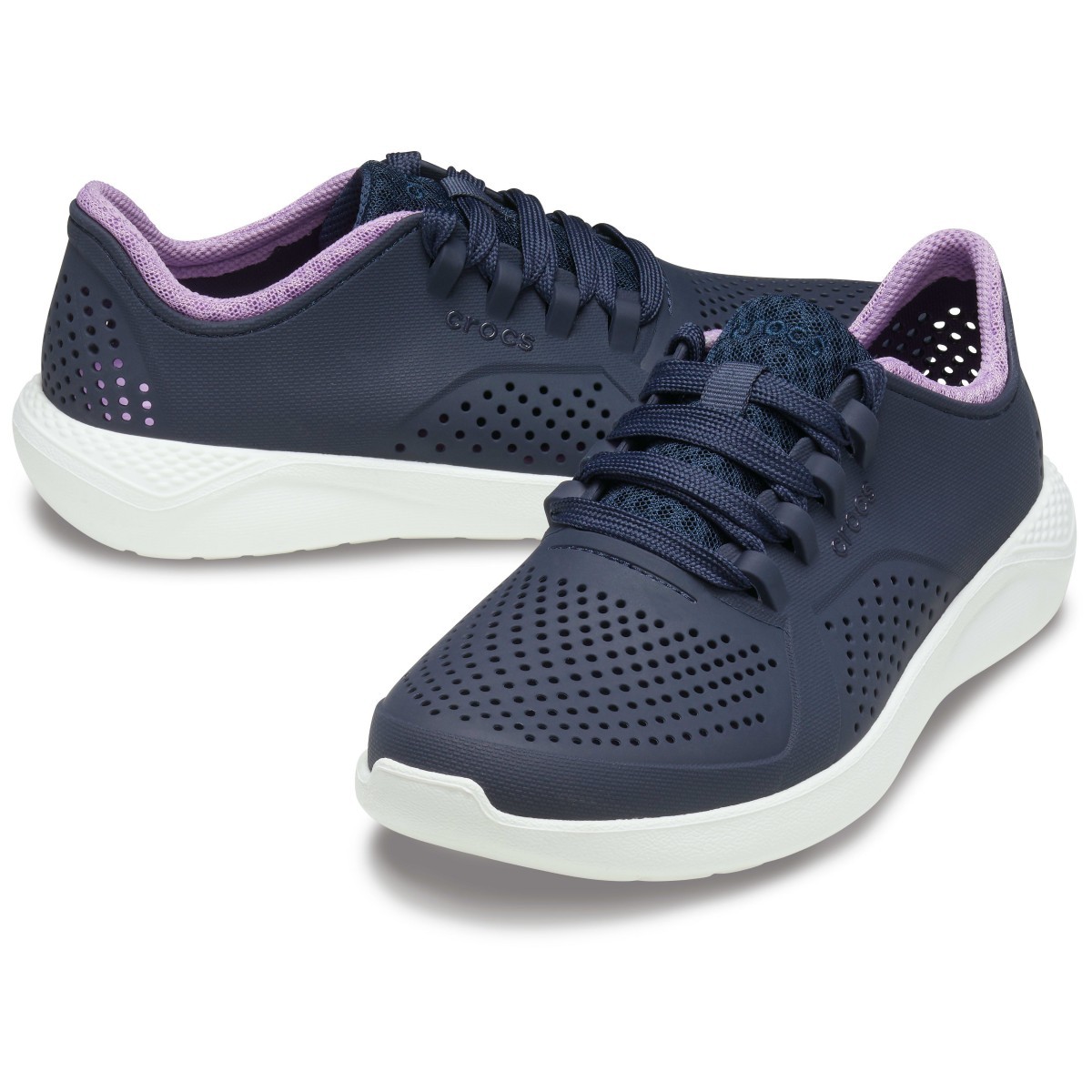 Pantofi Crocs Women\'s Literide Pacer Albastru - Navy/Orchid - 2 | YEO
