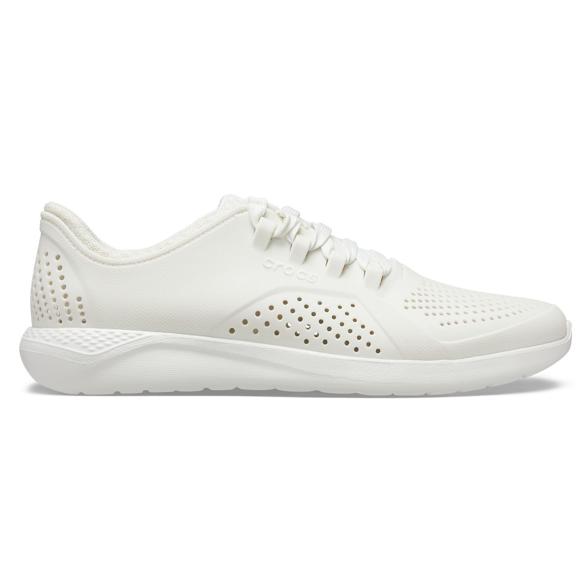 Pantofi Crocs Men\'s LiteRide Pacer Alb - Almost White