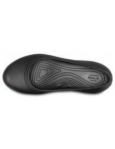Balerini Crocs At Work Flat Negru - Black 2
