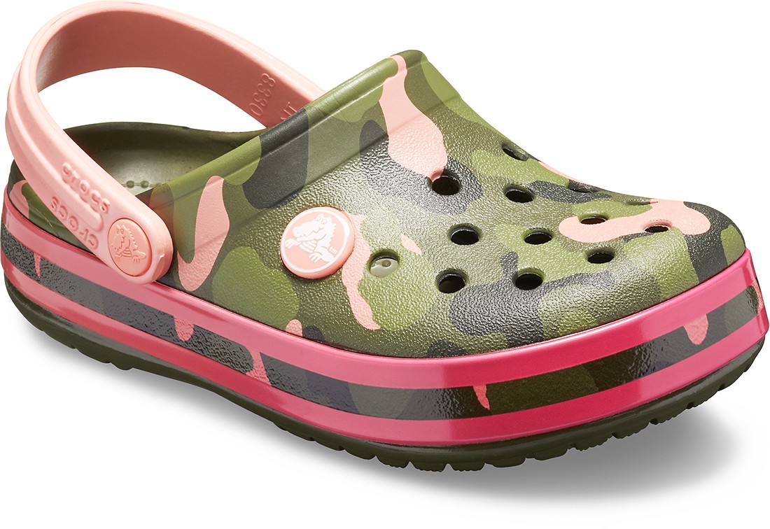 Saboti Crocs Crocband Multi-Graphic Clog Pepene galben - Melon - 1 | YEO