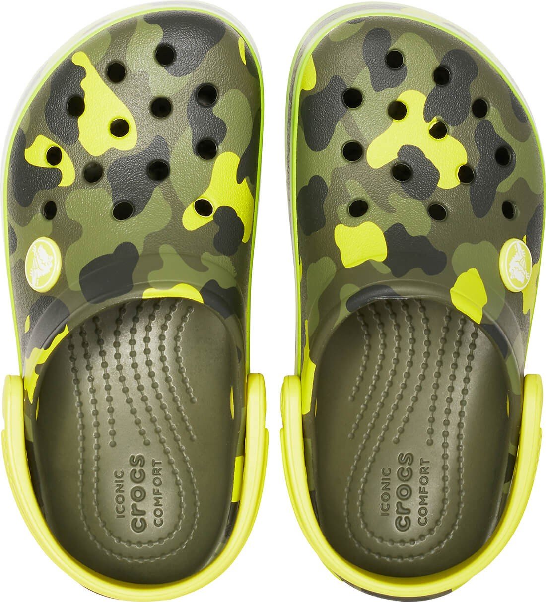 Saboti Crocs Crocband Multi-Graphic Clog Galben - Citrus - 2 | YEO