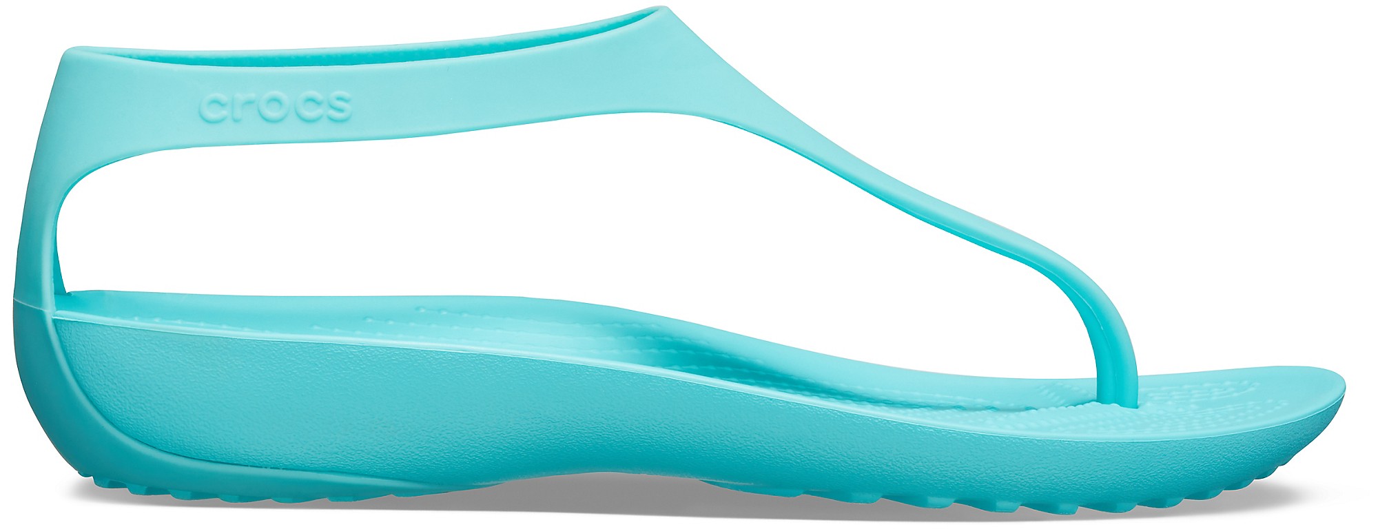 Sandale Crocs Serena Flip Albastru deschis – Pool Albastru imagine 2022
