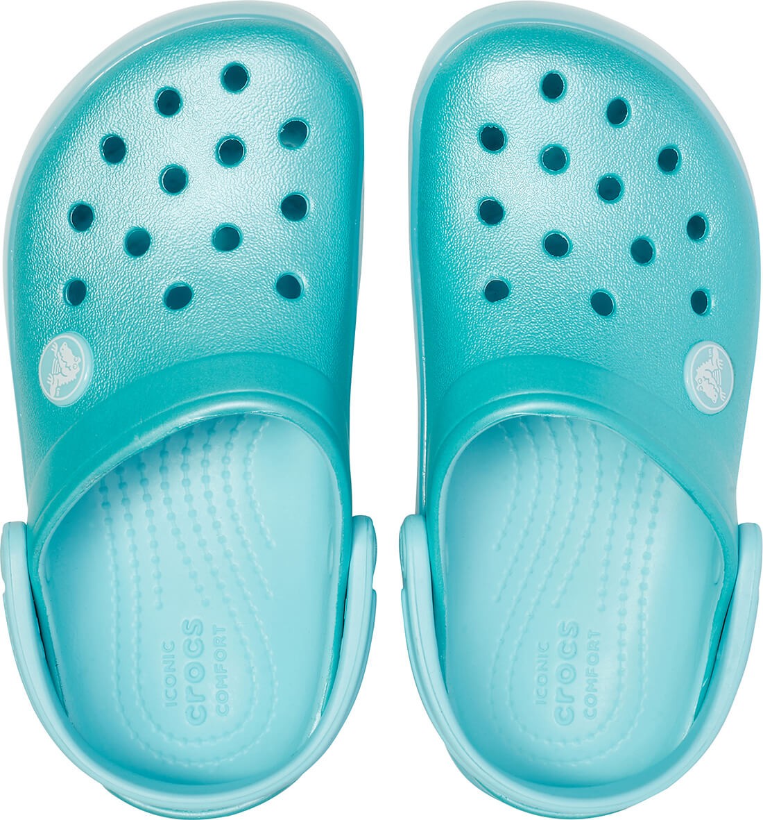 Saboti Crocs Crocband Ice Pop Kids Clog Albastru deschis - Ice Blue - 2 | YEO