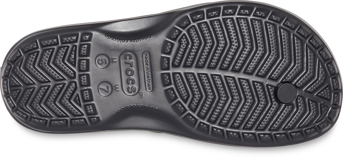 Slapi Crocs Crocband Seasonal Graphic Flip Gri - Slate Grey/Black