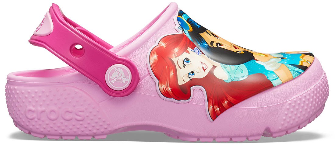 Saboti Crocs Fun Lab Multi-Princess Clog Roz - Carnation - 1 | YEO