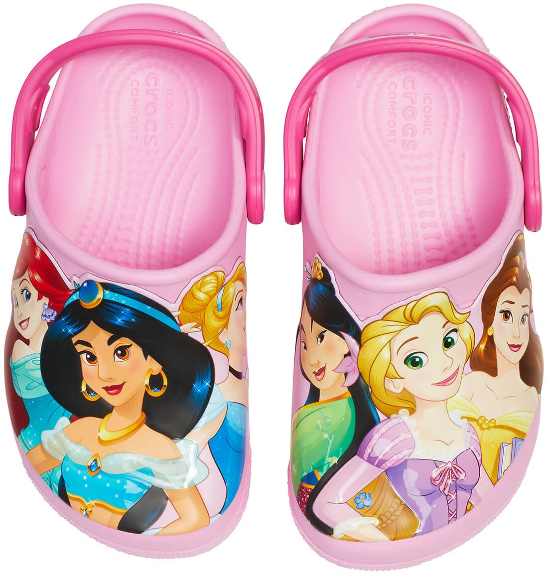 Saboti Crocs Fun Lab Multi-Princess Clog Roz - Carnation - 2 | YEO