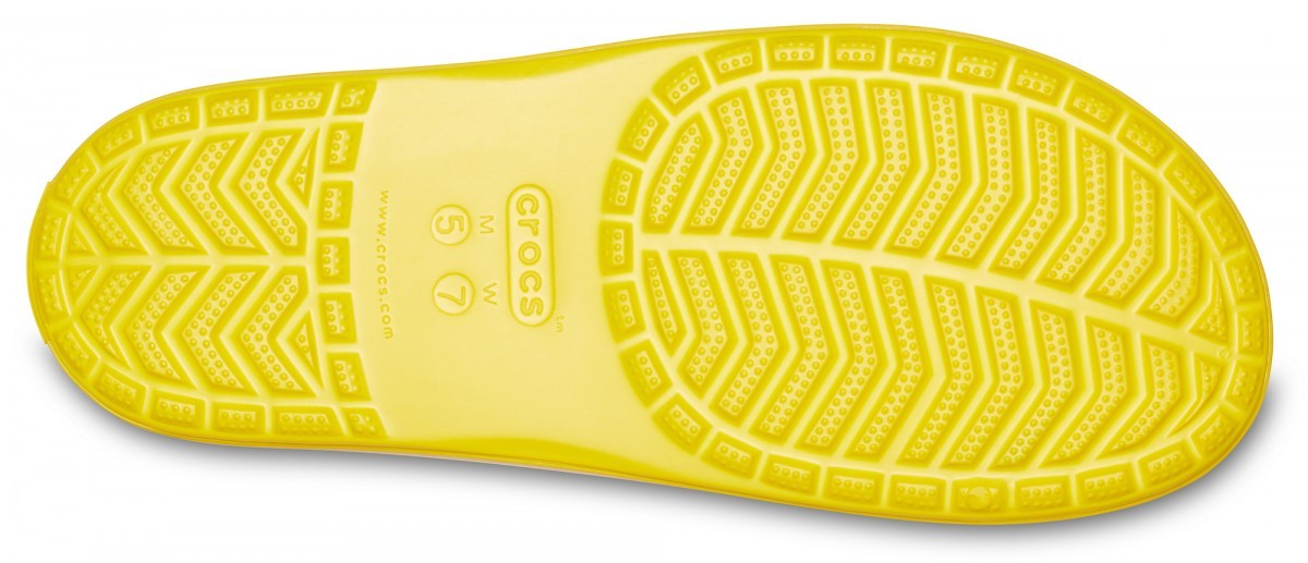 Papuci Crocs Crocband III Slide Galben - Lemon/White