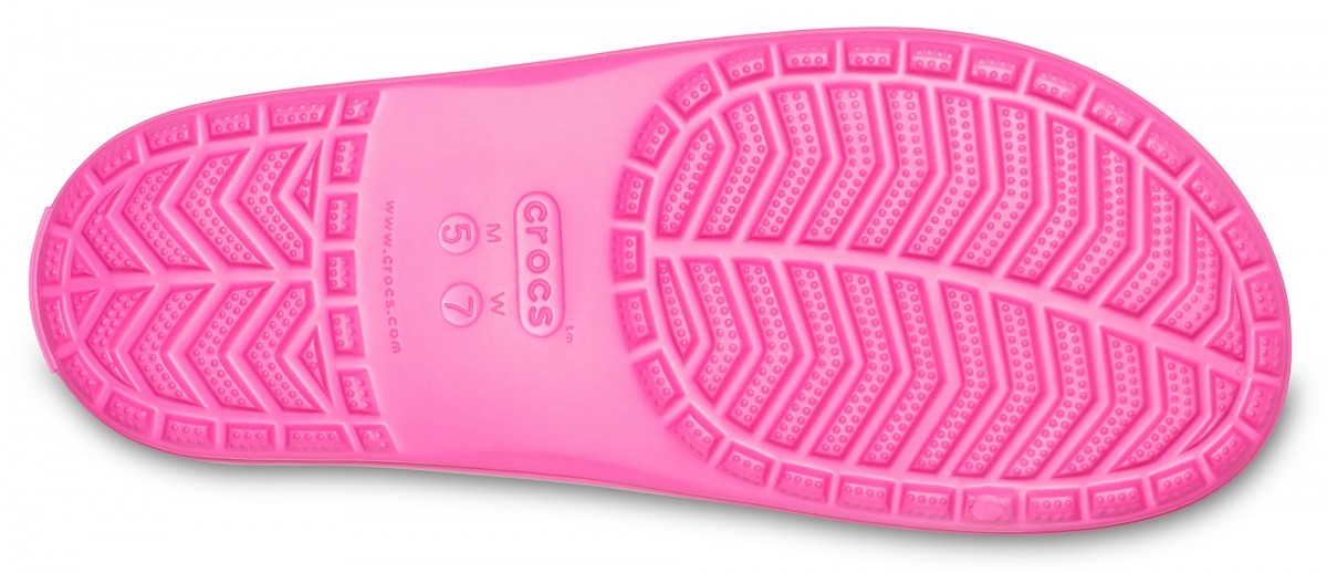 Papuci Crocs Crocband III Slide Roz - Electric Pink/White