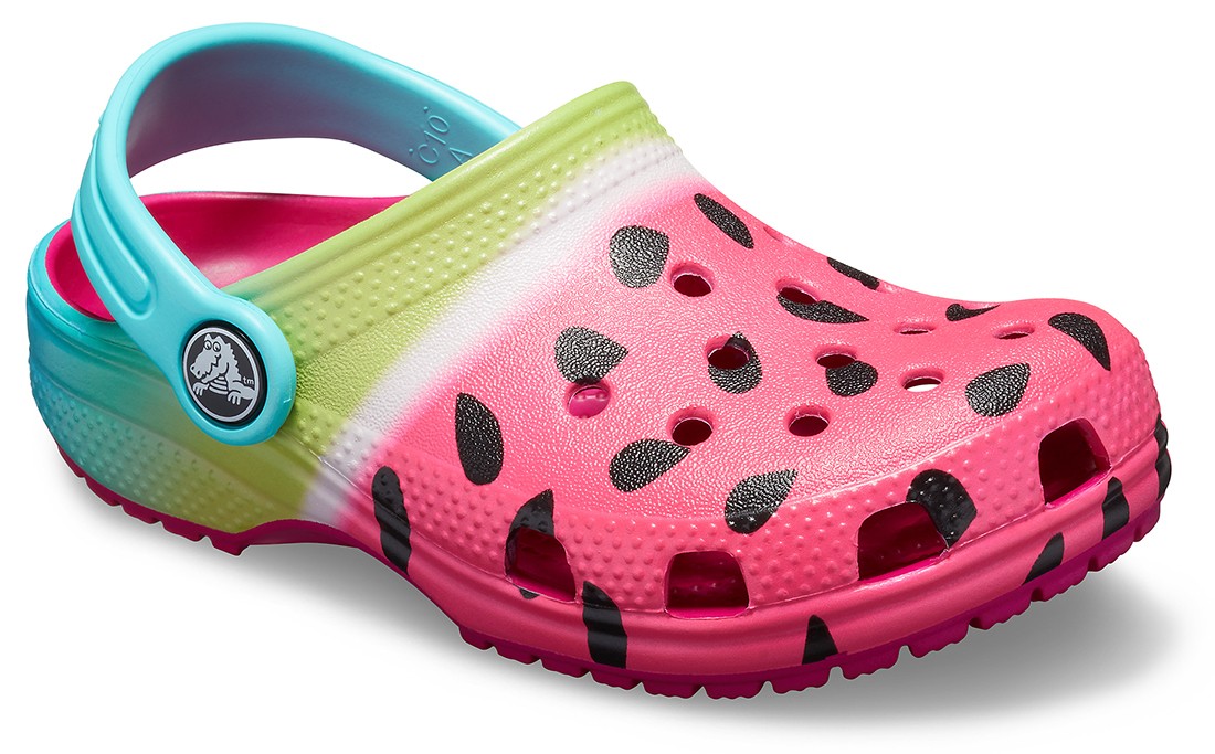 Saboti Crocs Classic Ombre Graphic Clog Roz - Candy Pink - 1 | YEO