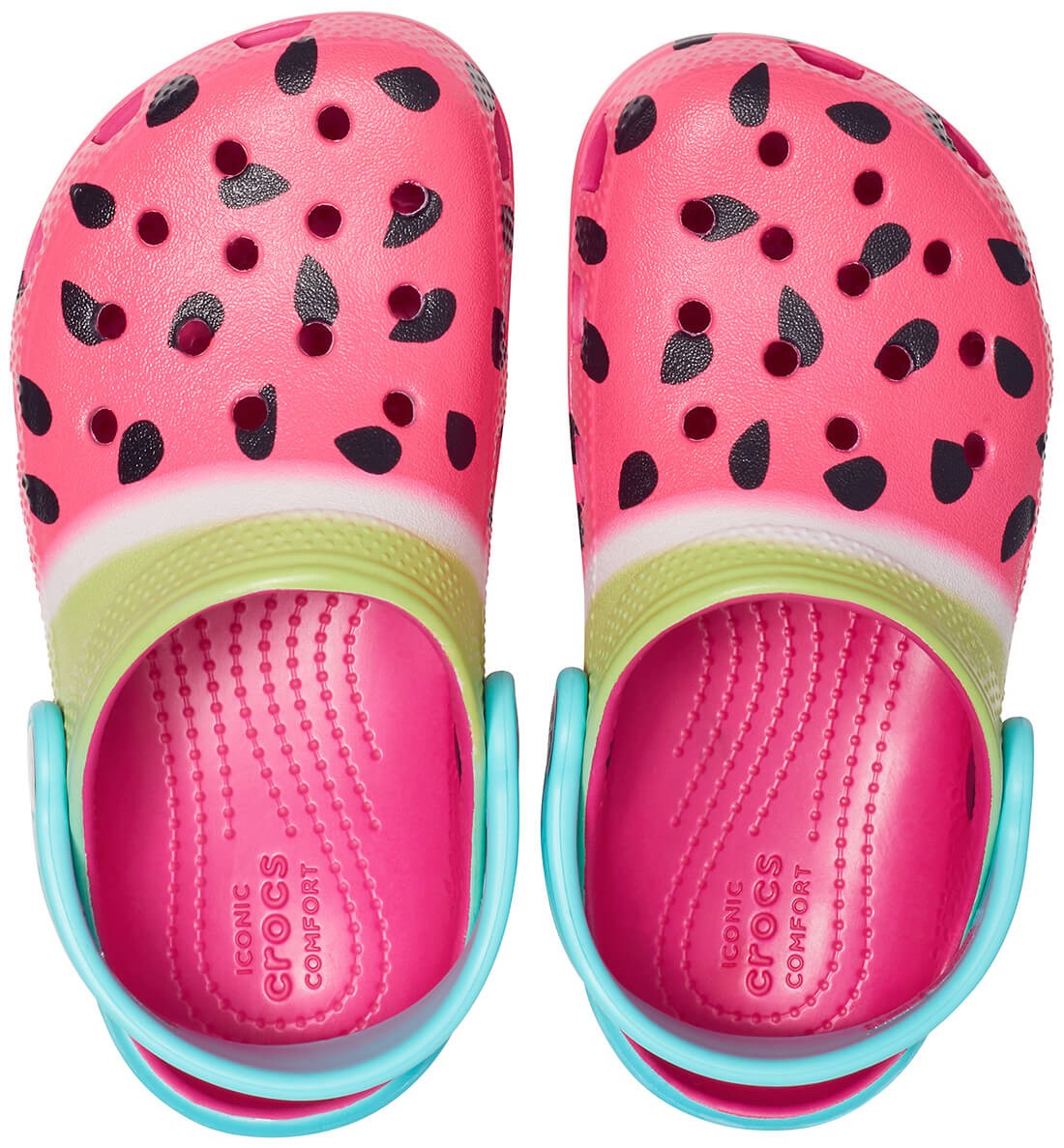 Saboti Crocs Classic Ombre Graphic Clog Roz - Candy Pink - 2 | YEO