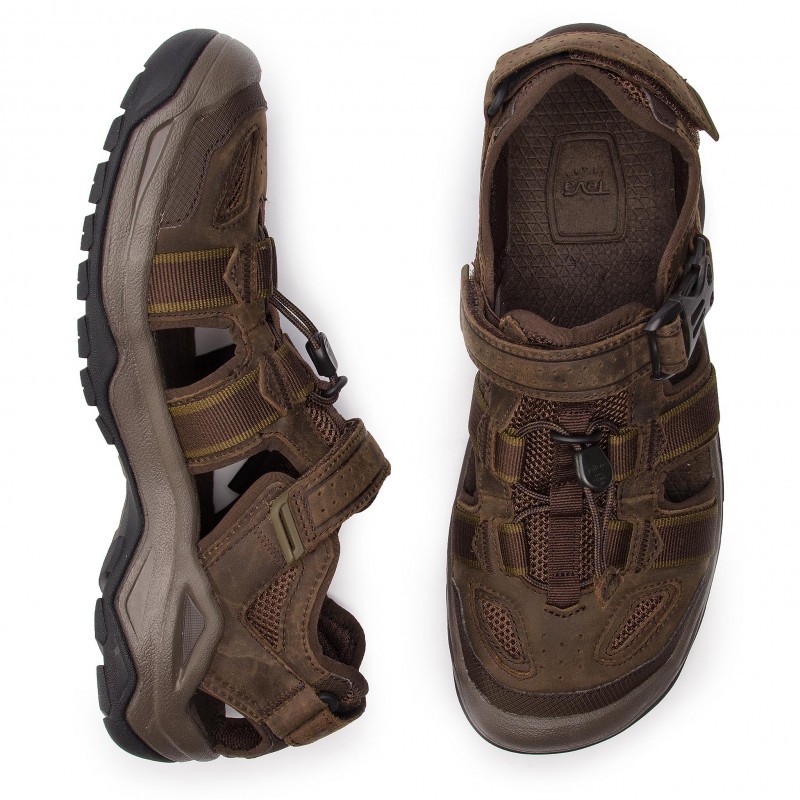 Sandale Teva Omnium 2 Leather Maro - Turkish Coffee - 2 | YEO