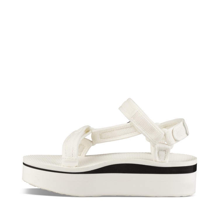 Sandale Teva Flatform Universal Mesh Print Alb - Bright White - 1 | YEO