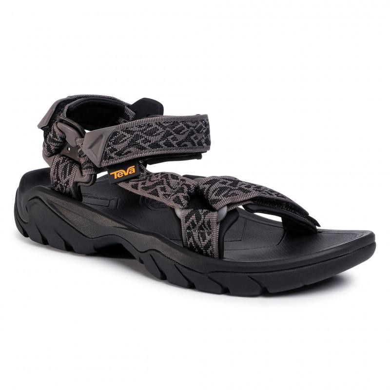 Sandale Teva Terra Fi 5 Universal Men Negru - Wavy Trail Black - 1 | YEO