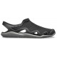 Sandale Crocs Men's Swiftwater Mesh Wave Culoare Negru - Black/Slate Grey
