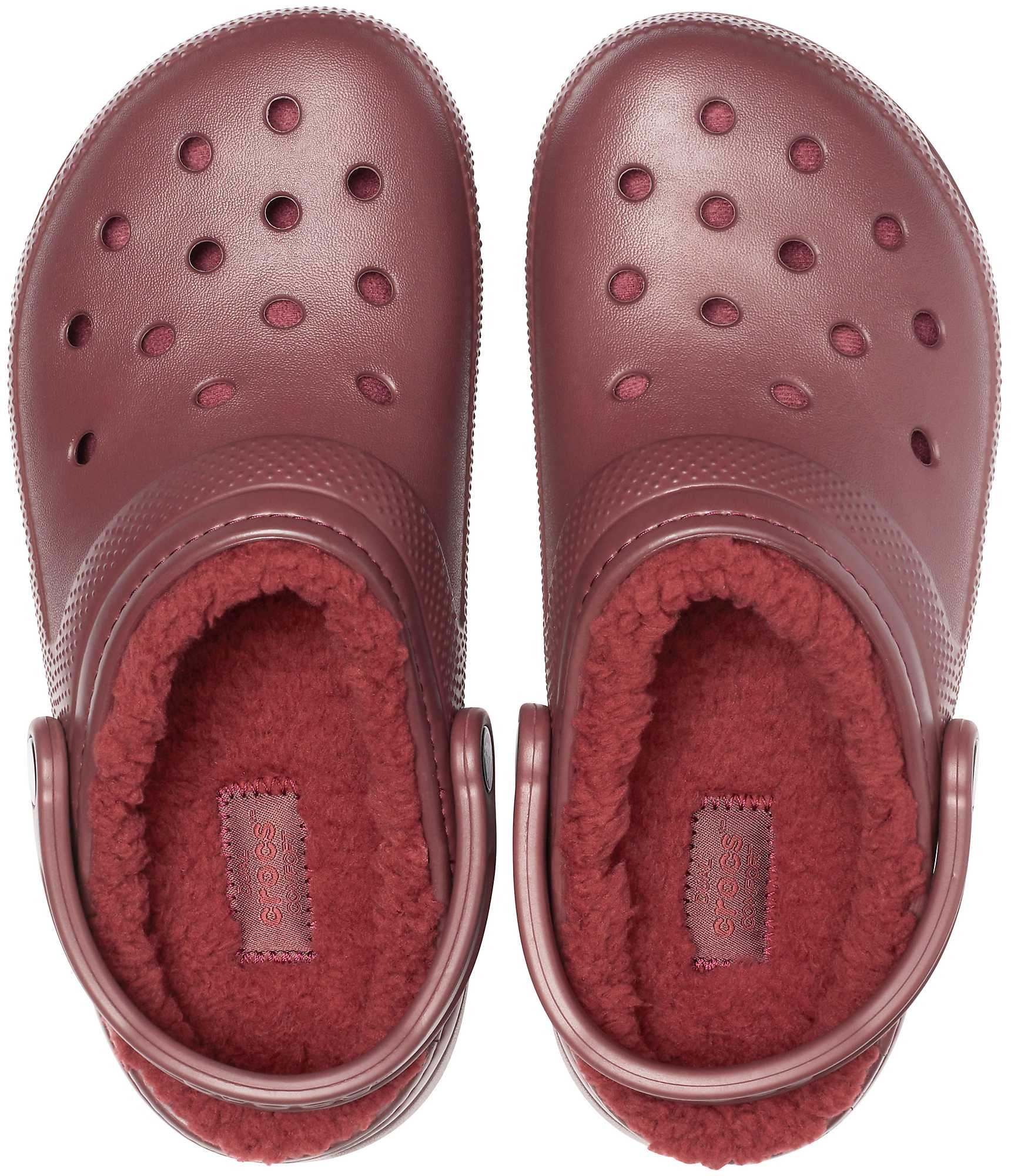 Saboti Crocs Classic Lined Clog Bordo - Burgundy - 2 | YEO