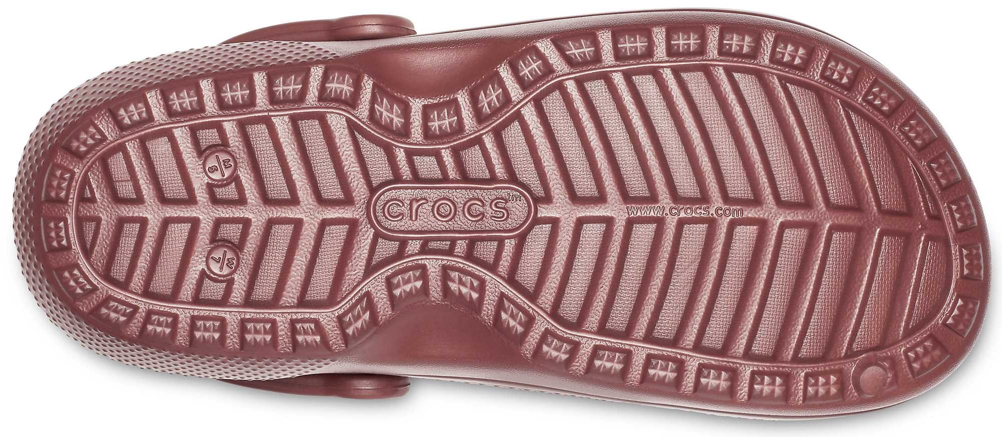 Saboti Crocs Classic Lined Clog Bordo - Burgundy