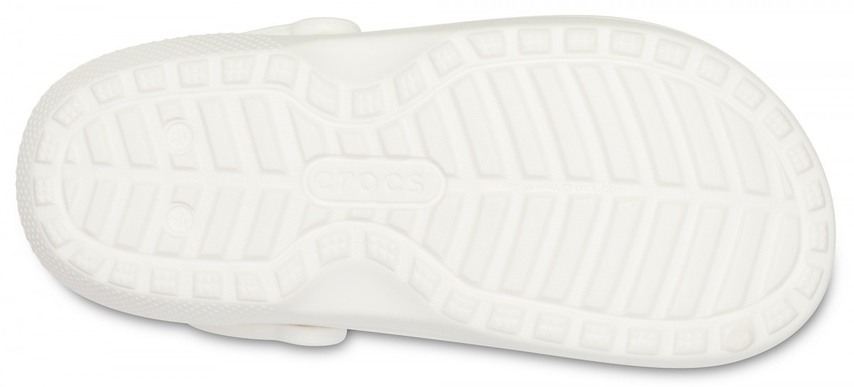 Saboti Crocs Classic Lined Clog Alb - White/Grey - 2 | YEO