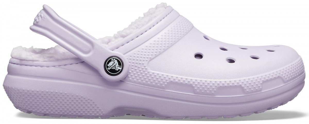 Saboti Crocs Classic Lined Clog Mov – Lavender Classic imagine 2022