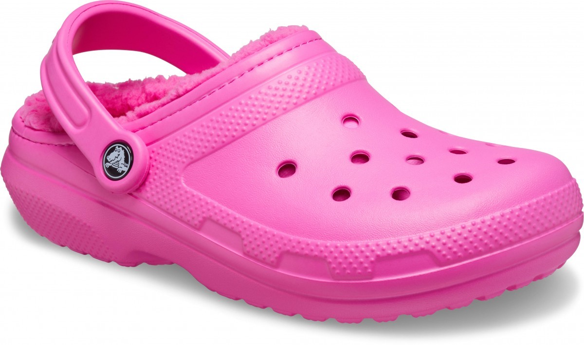 Saboti Crocs Classic Lined Clog Roz - Electric Pink - 1 | YEO