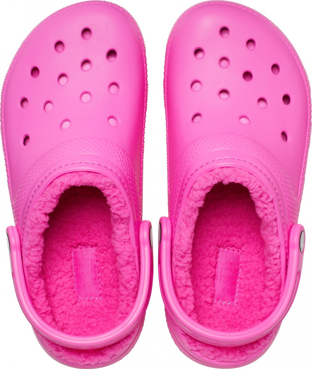 Saboti Crocs Classic Lined Clog Roz - Electric Pink - 2 | YEO