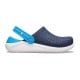 Saboti Crocs Kids' LiteRide Clog Culoare Albastru - Navy/White