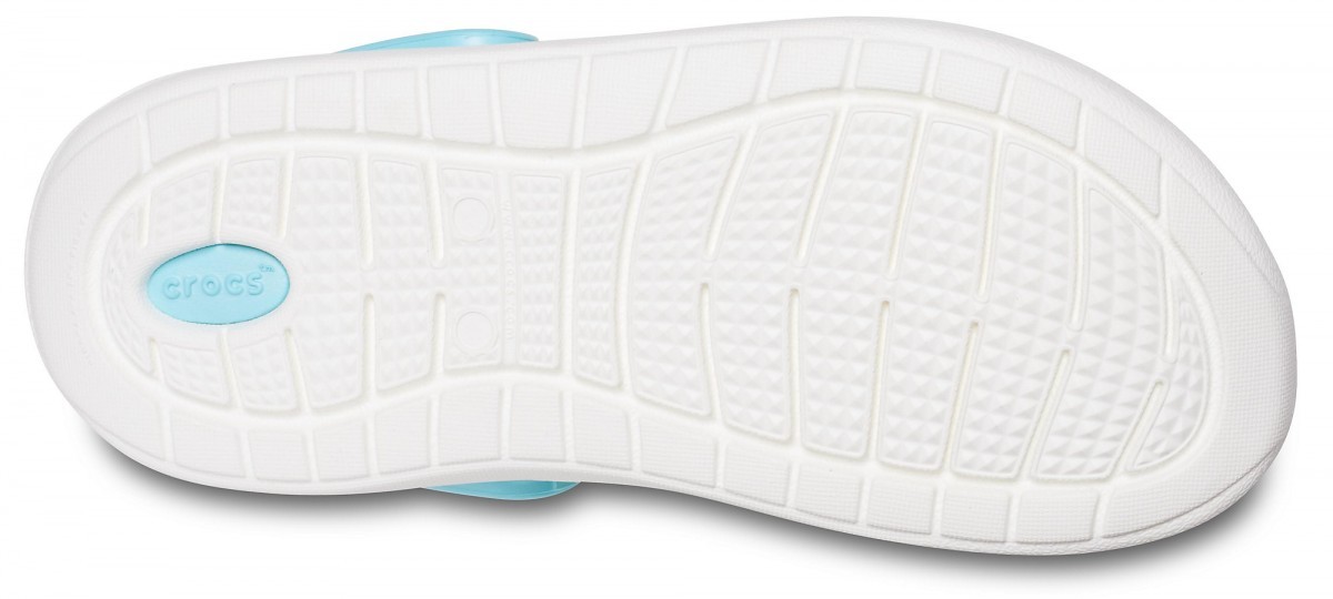 Saboti Crocs Kids\' LiteRide Clog Verde - Neo Mint/White - 3 | YEO