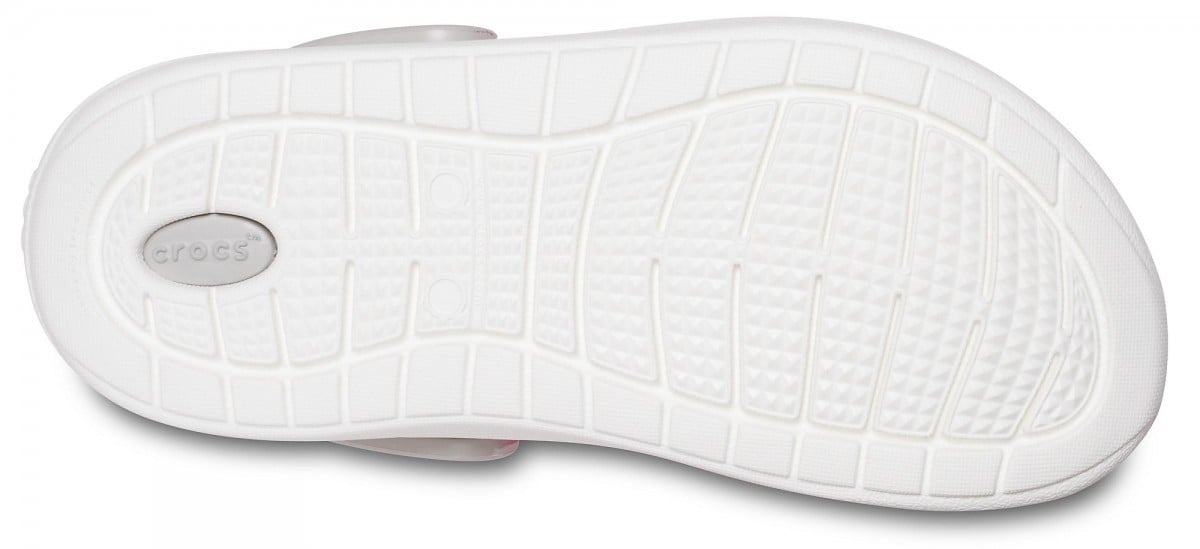Saboti Crocs Kids\' LiteRide Clog Roz - Electric Pink/White - 3 | YEO
