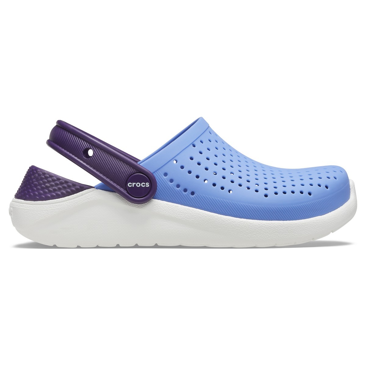 Saboti Crocs Kids\' LiteRide Clog Albastru - Lapis/Mulberry