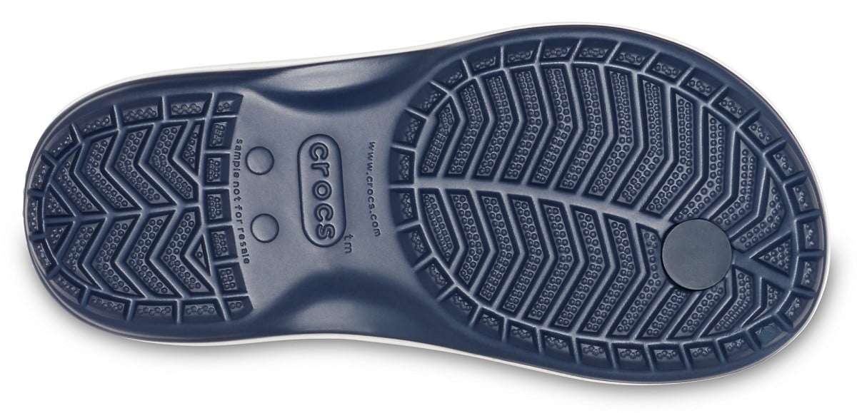 Slapi Crocs Kids\' Crocband Strap Flip Albastru - Navy - 3 | YEO