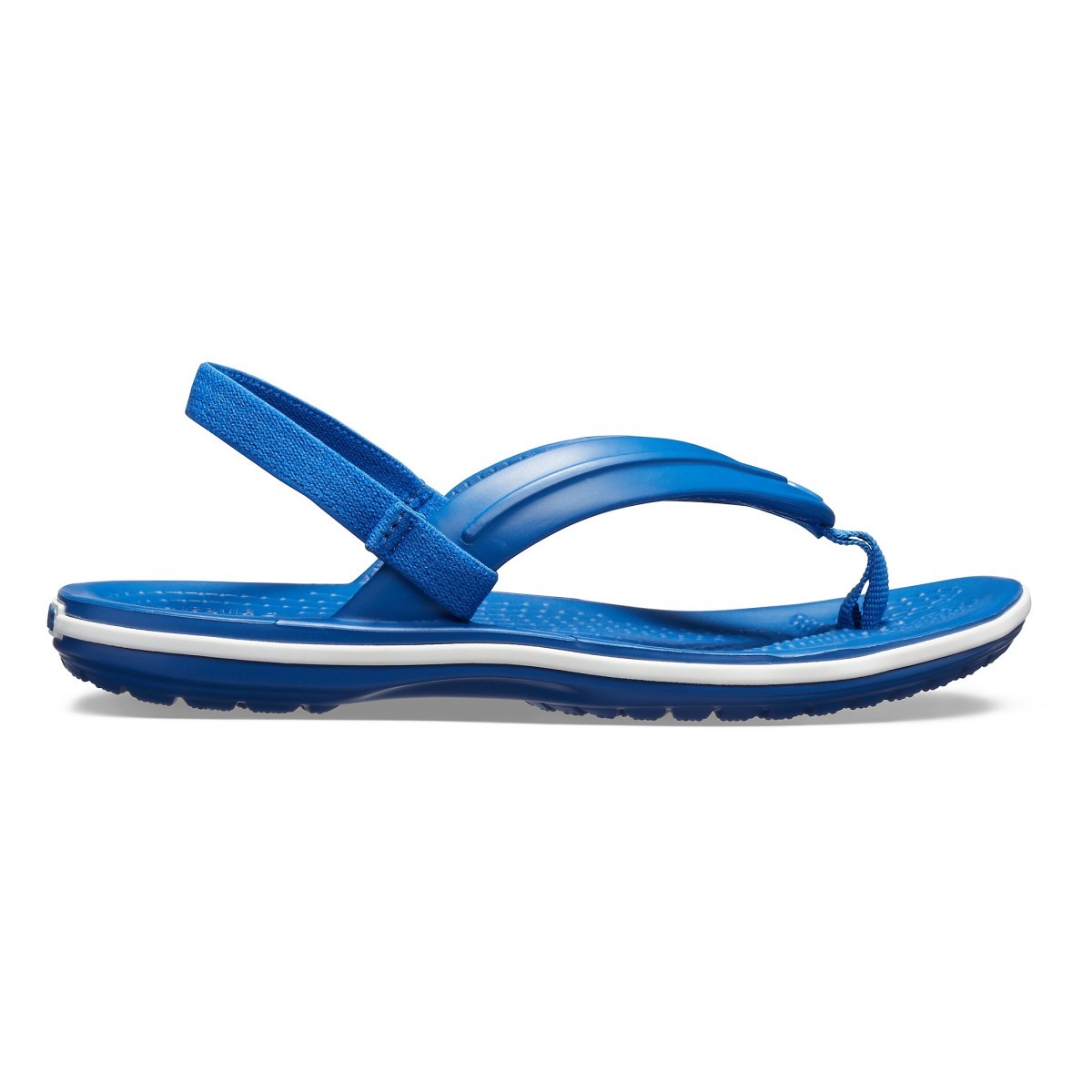 Slapi Crocs Kids\' Crocband Strap Flip Albastru - Blue Jean