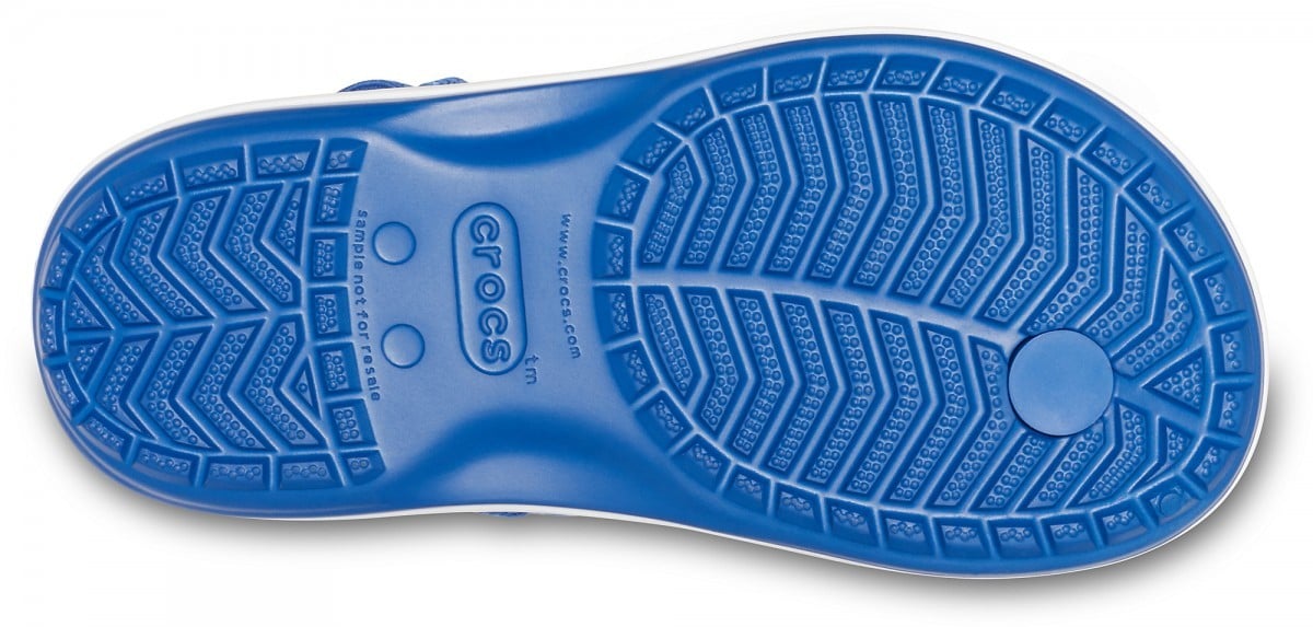 Slapi Crocs Kids\' Crocband Strap Flip Albastru - Blue Jean - 3 | YEO
