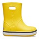 Cizme Crocs Kids' Crocband Rain Boot Culoare Galben - Yellow/Navy