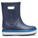 Cizme Crocs Kids' Crocband Rain Boot Culoare Albastru - Navy/Bright Cobalt