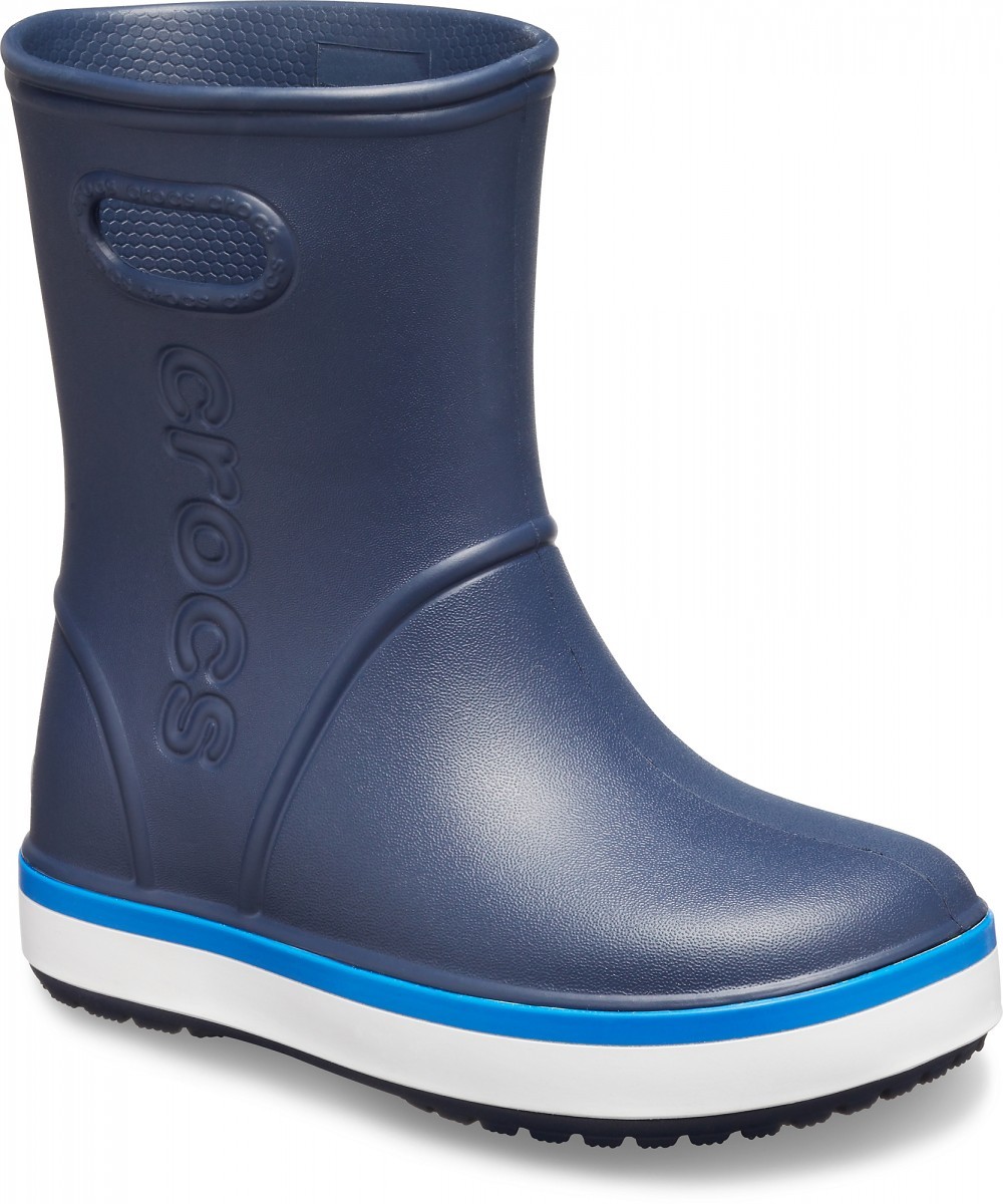 Cizme Crocs Kids\' Crocband Rain Boot Albastru - Navy/Bright Cobalt - 1 | YEO