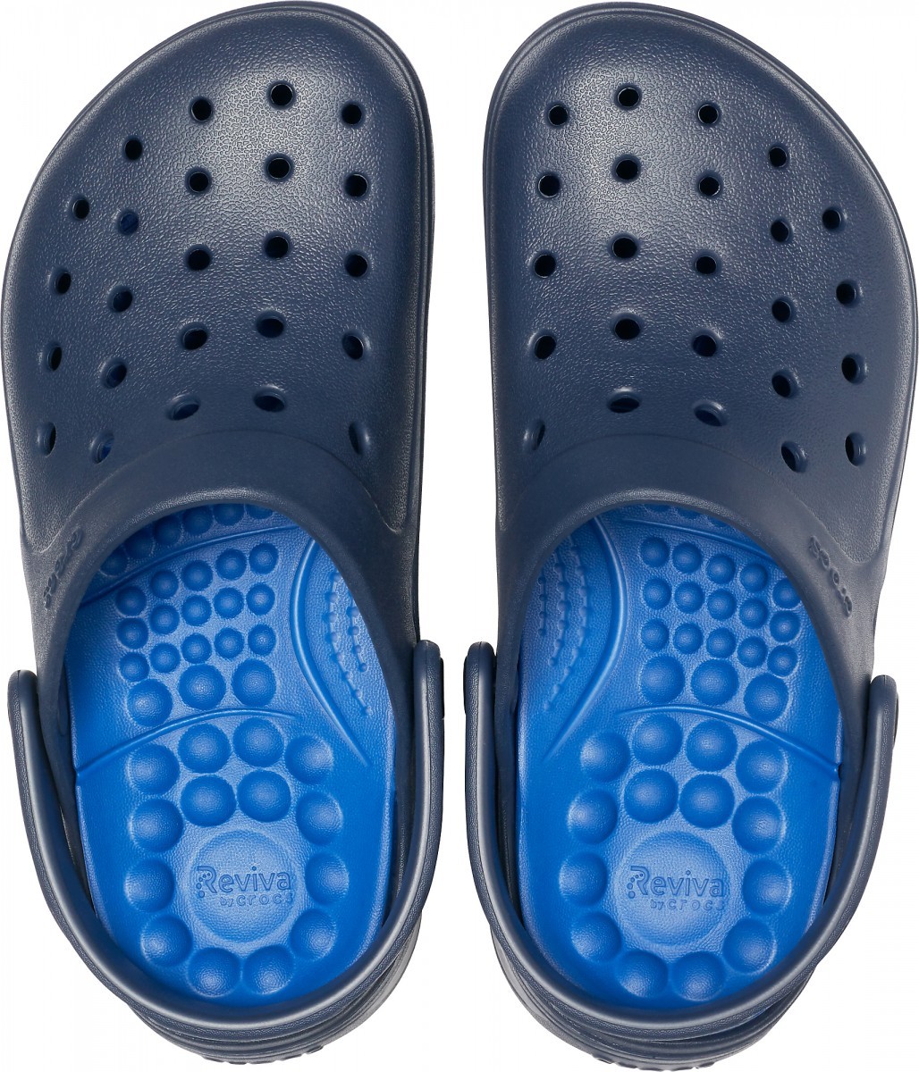 Saboti Crocs Reviva Clog Albastru - Navy/Blue Jean - 2 | YEO