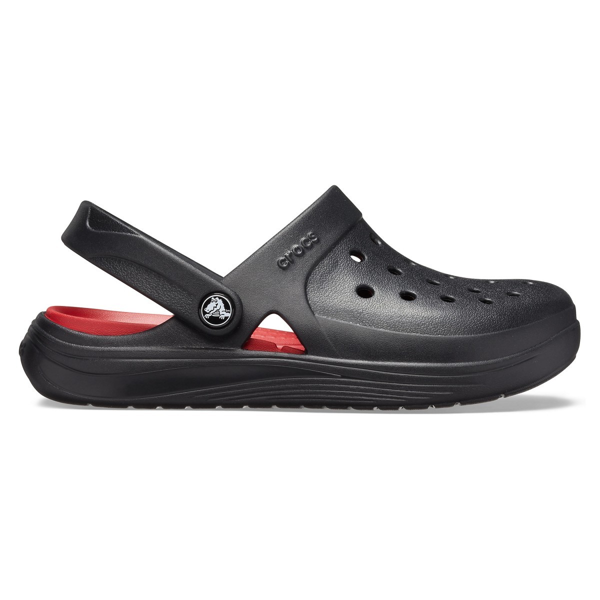 Saboti Crocs Reviva Clog Negru – Black/Pepper barbati imagine 2022