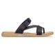 Sandale Crocs Tulum Toe Post Sandal Culoare Negru - Black/Tan
