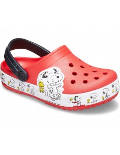 Saboti Crocs Fun Lab Snoopy... Roșu - Flame 2