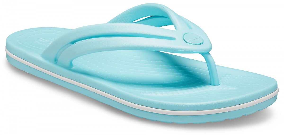 Slapi Crocs Women\'s Crocband Flip Albastru deschis - Ice Blue - 1 | YEO