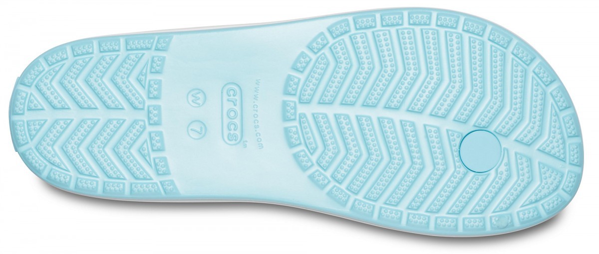 Slapi Crocs Women\'s Crocband Flip Albastru deschis - Ice Blue - 3 | YEO