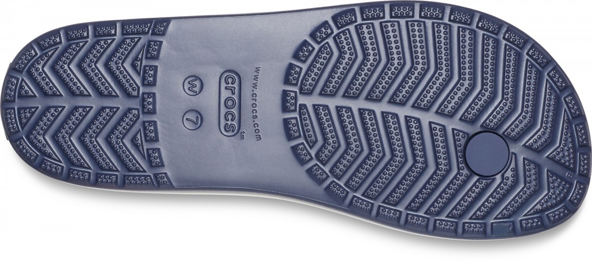 Slapi Crocs Women\'s Crocband Flip Albastru - Navy - 3 | YEO
