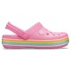 Saboti Crocs Crocband Rainbow Glitter Clog Culoare Roz - Pink Lemonade